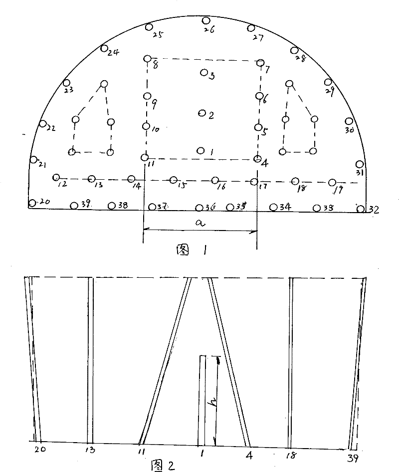 Dip laneway digging hole layout mode