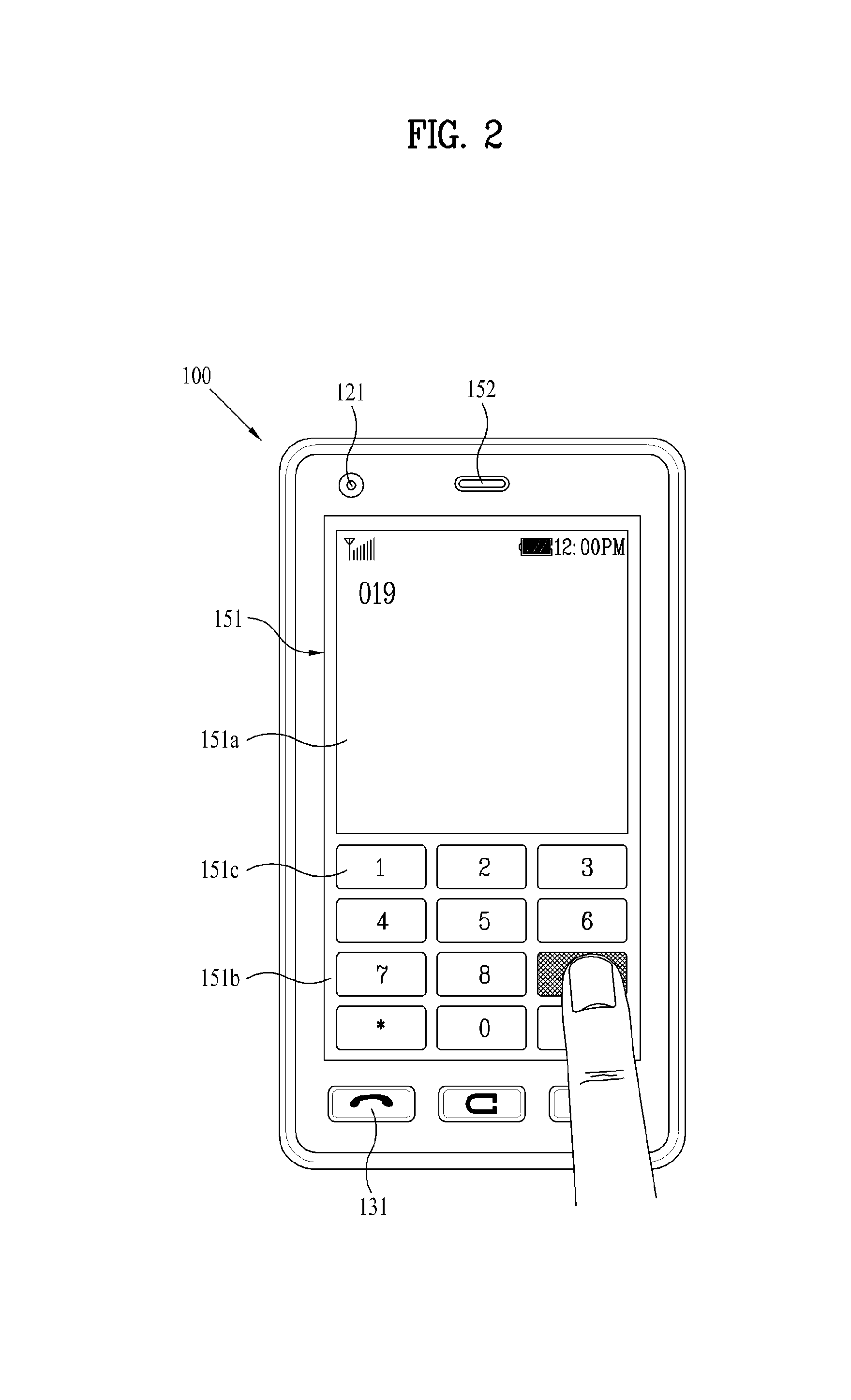Mobile terminal and method of setting an application indicator therein