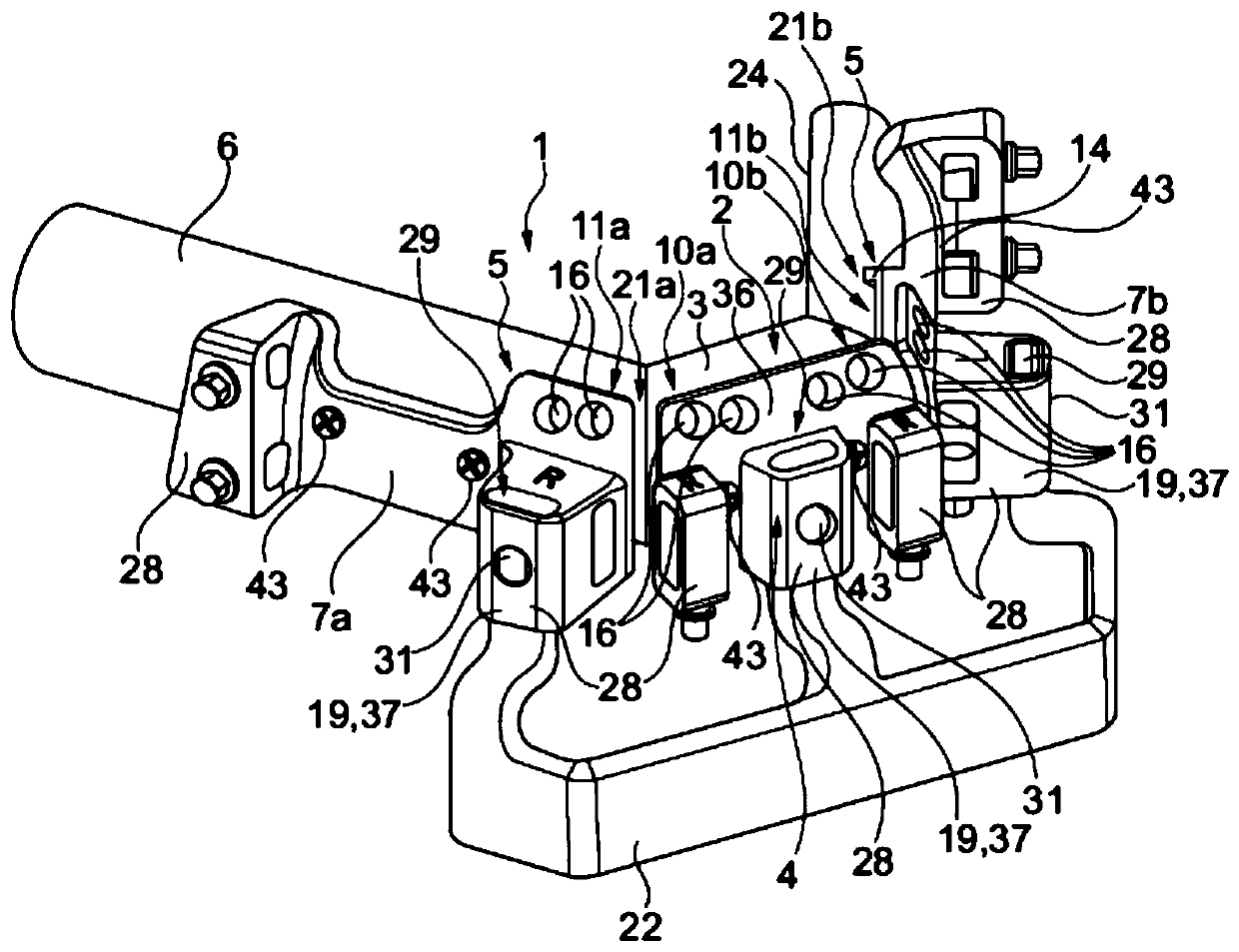 Fibula bone material removal and transfer template