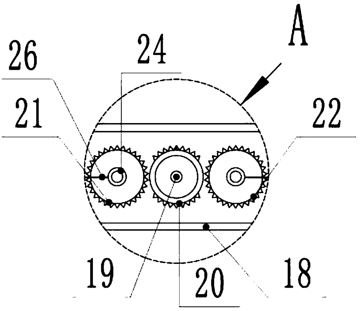 Ceramic material grinding and screening device for three-dimensional (3D) printing