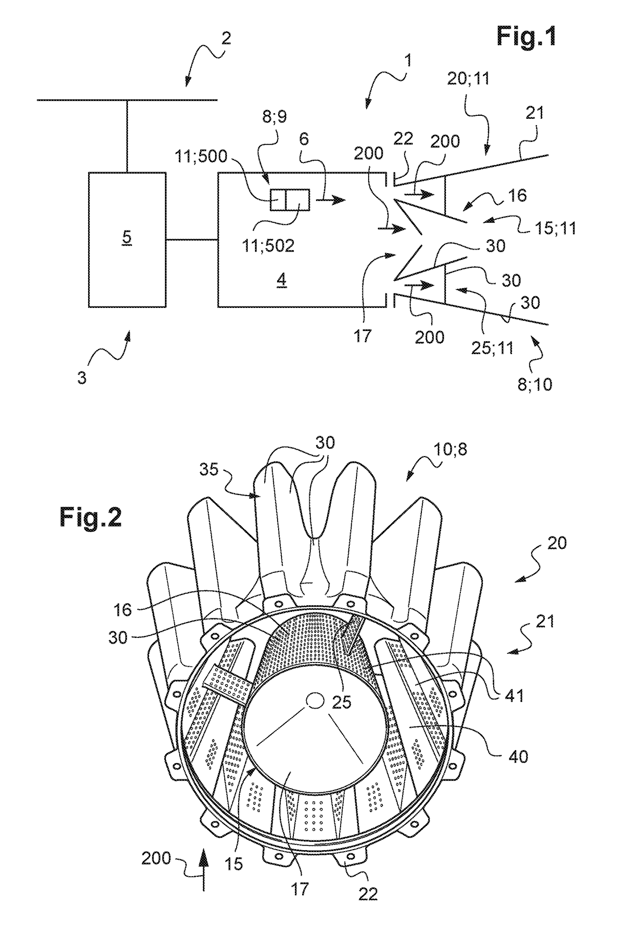 Gas ejection duct with acoustic treatment, an aircraft, and a method of fabricating such a duct