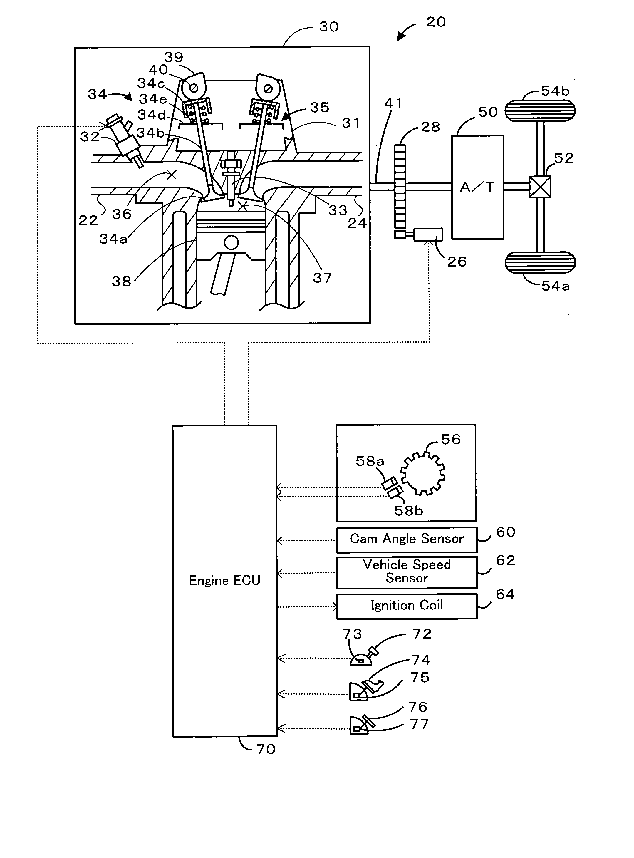 Engine Start Control Apparatus, Engine Start Control Method, and Motor Vehicle Equipped with Engine Start Control Apparatus