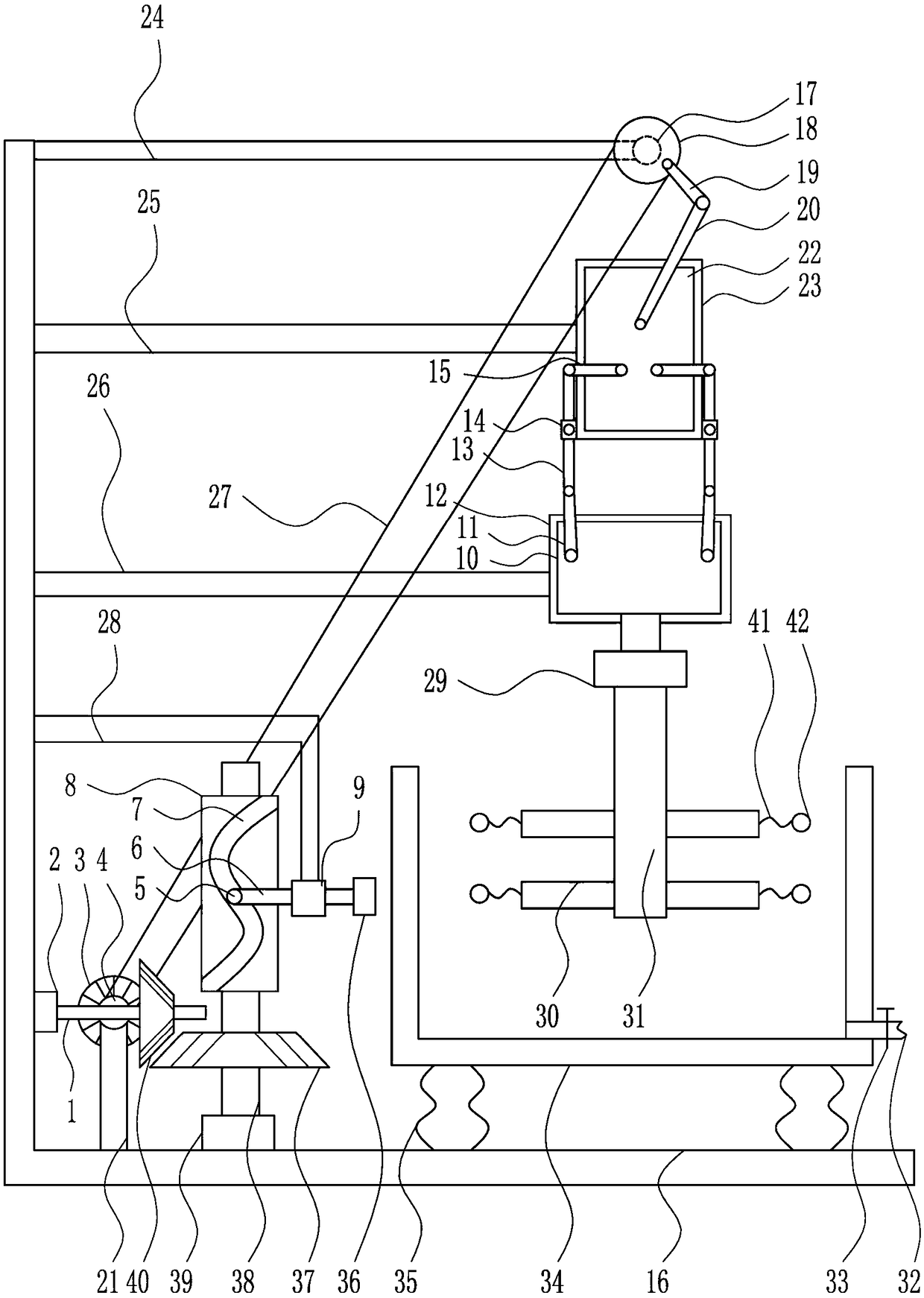 A high-efficiency preparation device for disinfectant for animal husbandry