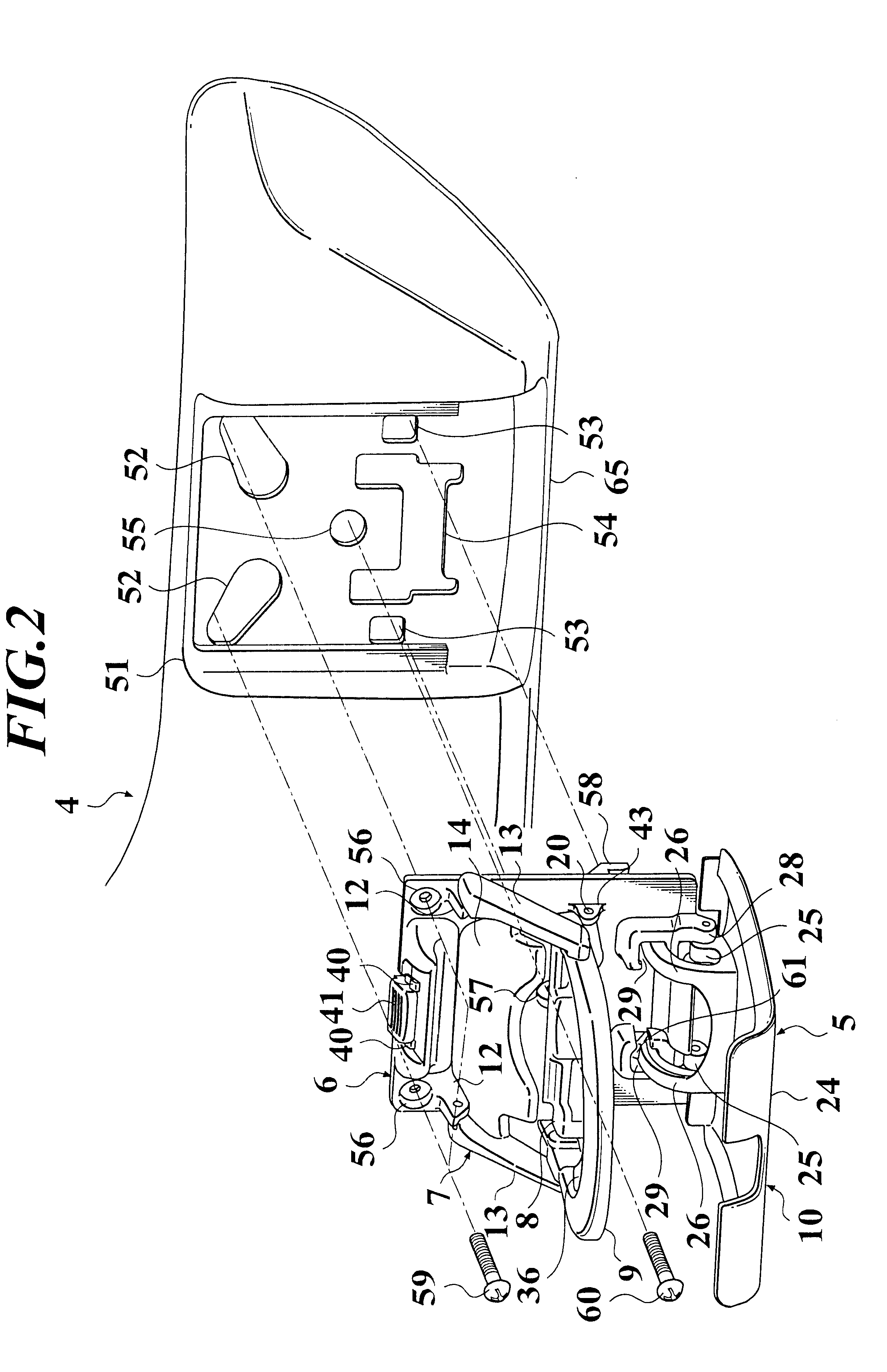 Vehicle seat having container holder