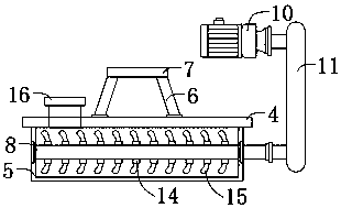 Feeding and smashing device of raw materials for activated carbon production