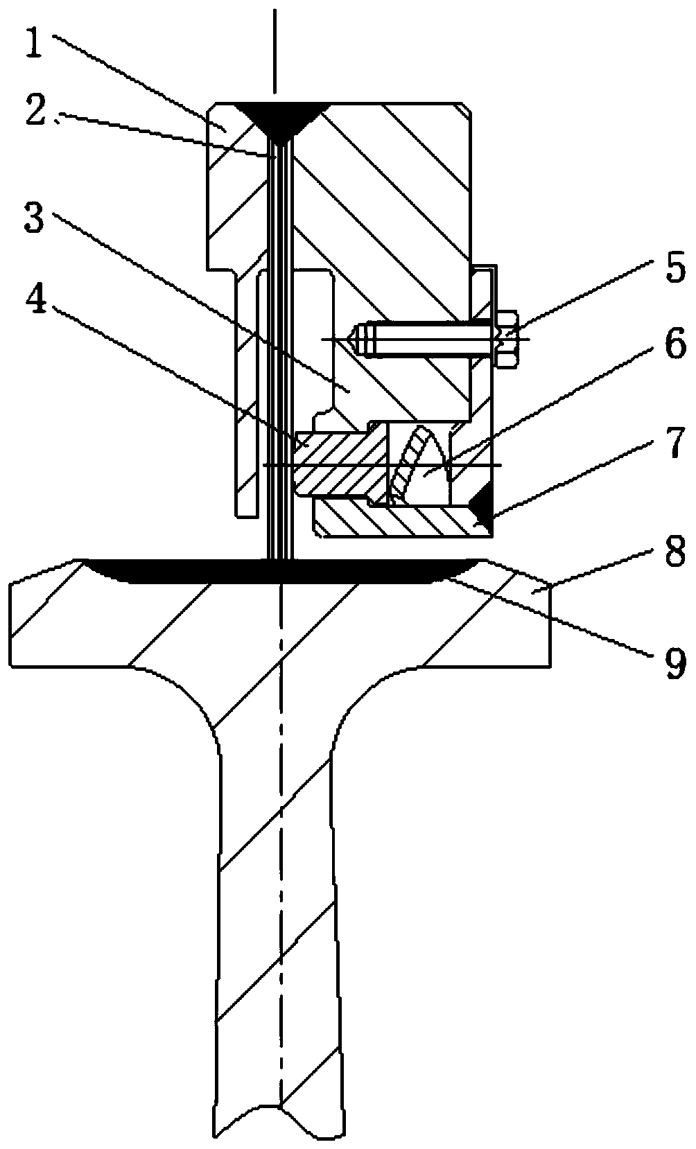 High-pressure-difference-resistance brush seal device