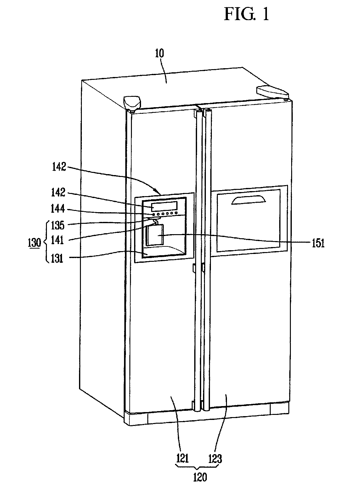 Method for controlling water supply amount and refrigerator using the same