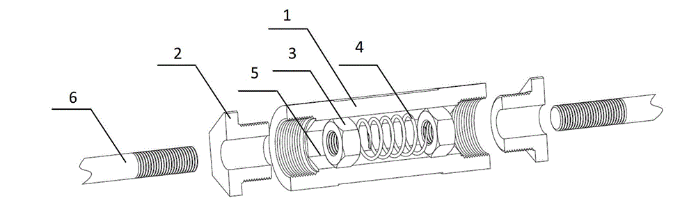 Connector and sectional type wind turbine blade using same