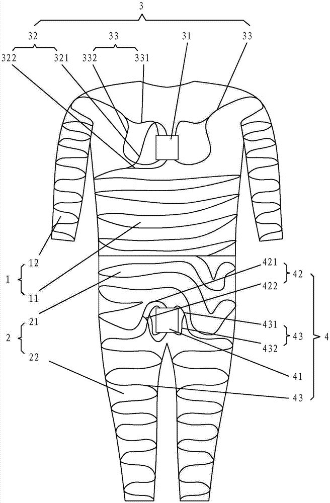 Low-carbon air-regulating type sports wear