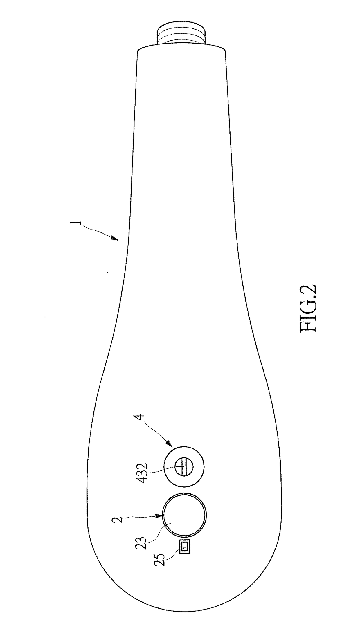 Shower head having electrically driven cleaning device