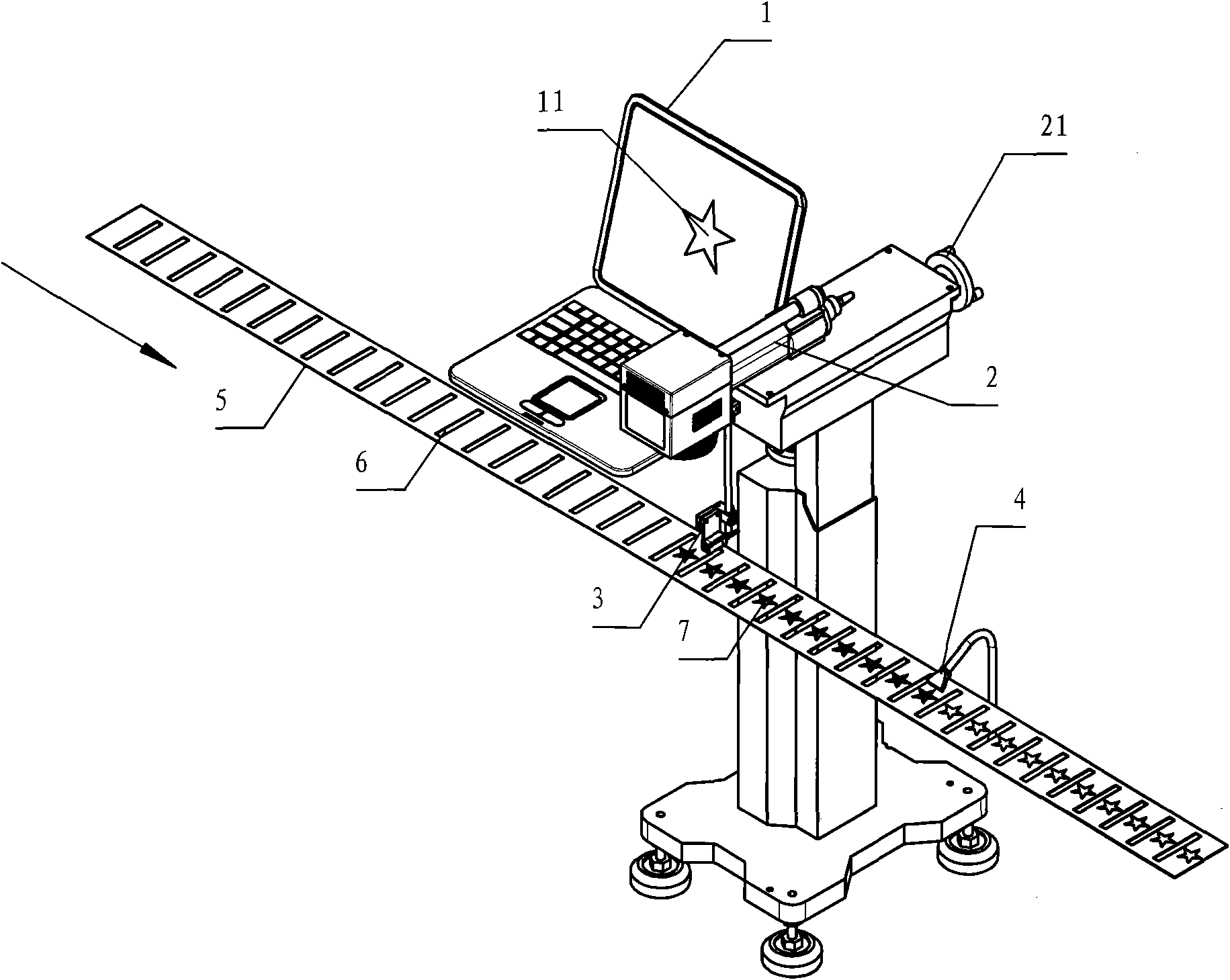 Laser paint-removing system and method