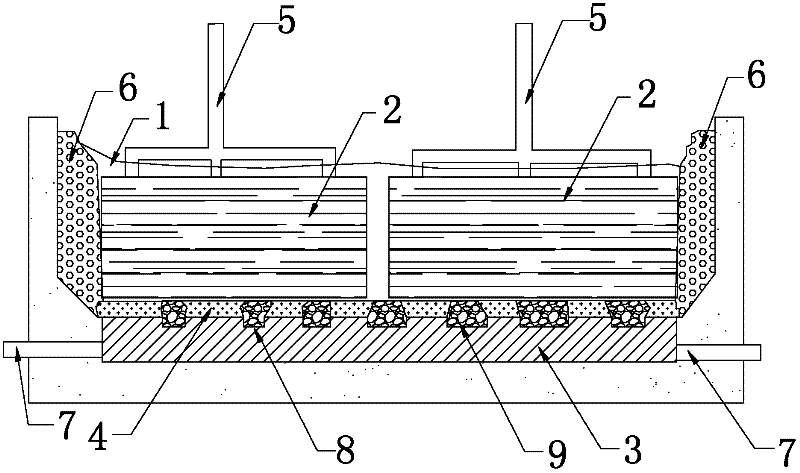 Method for roasting aluminum electrolytic tank with special-shaped cathode structure