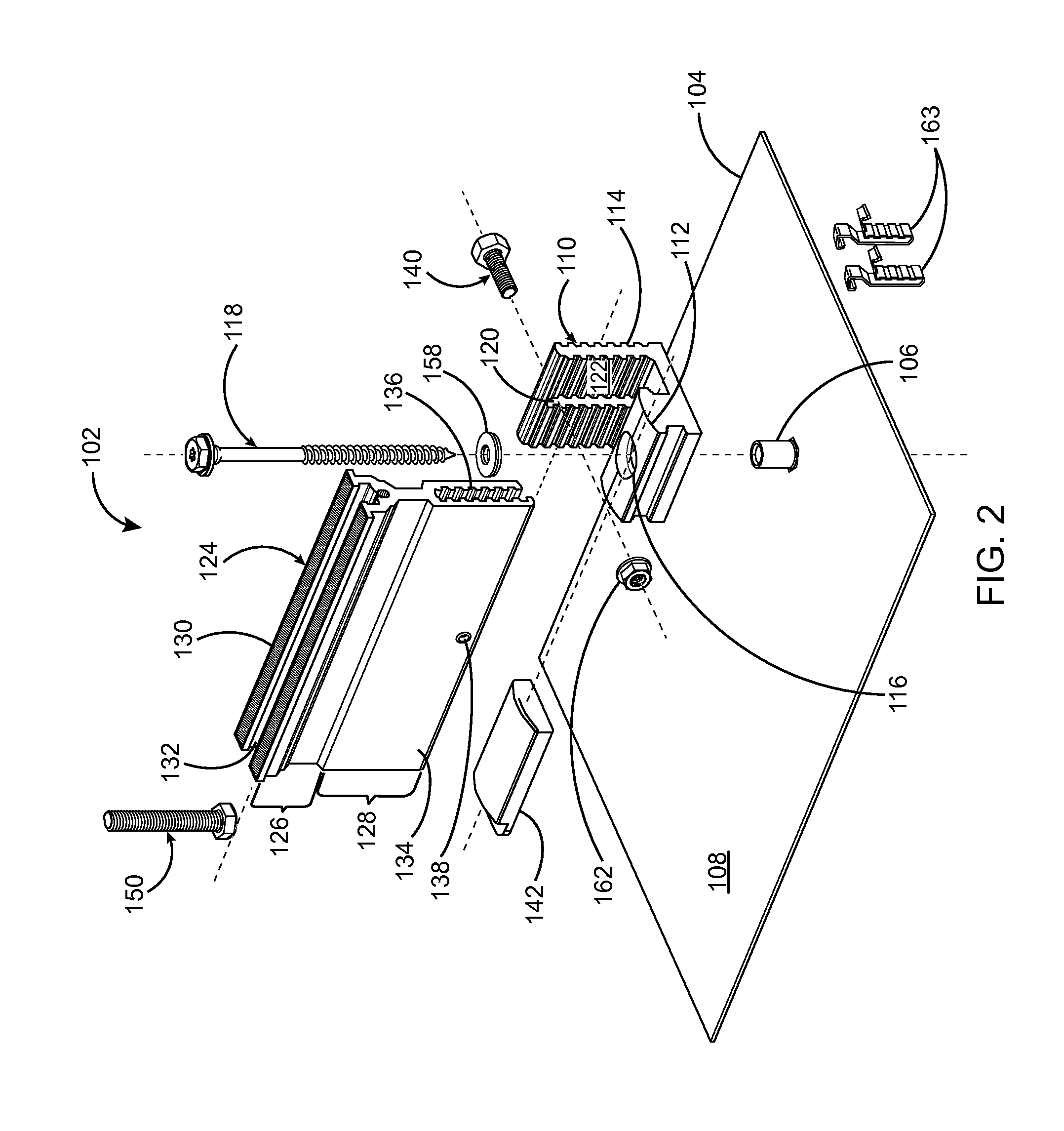 Rail-less roof mounting system