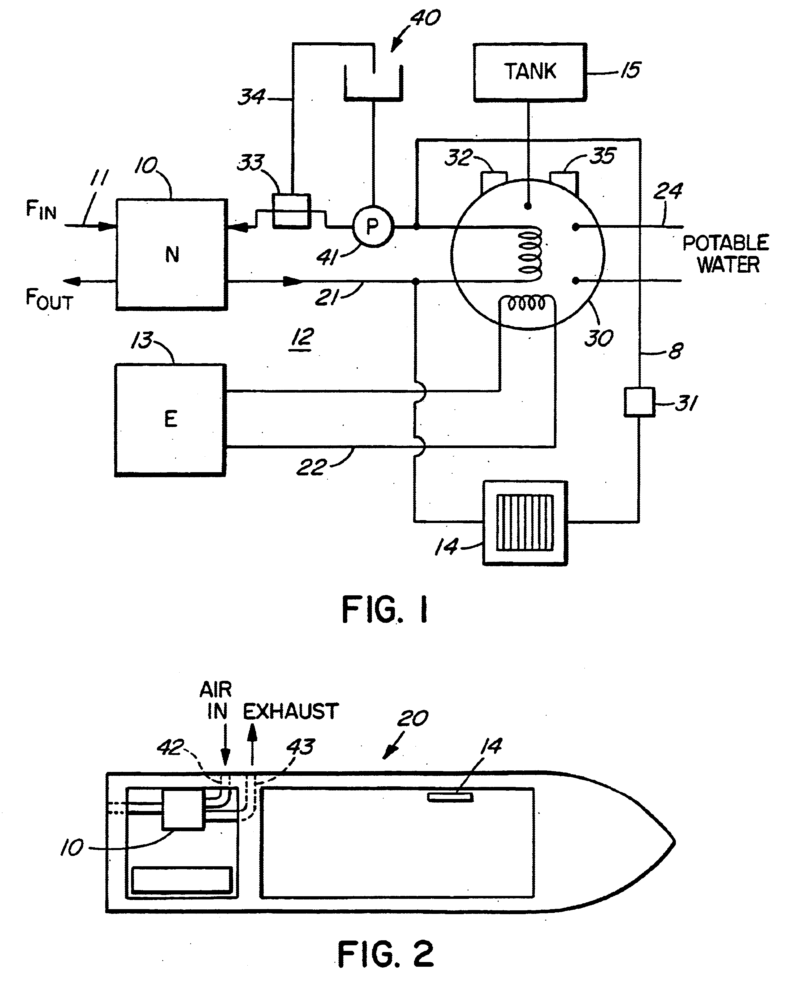 Narrowboat auxiliary heater and method of controlling same