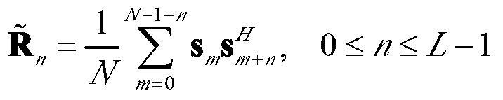 MIMO signal covariance matrix estimation method