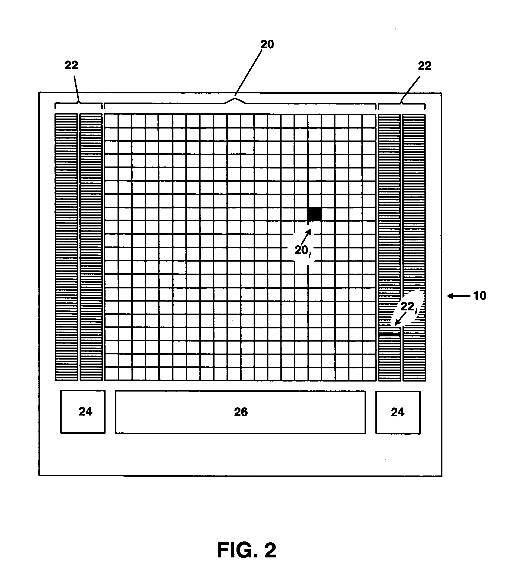 Photo-sensor array for motion detection