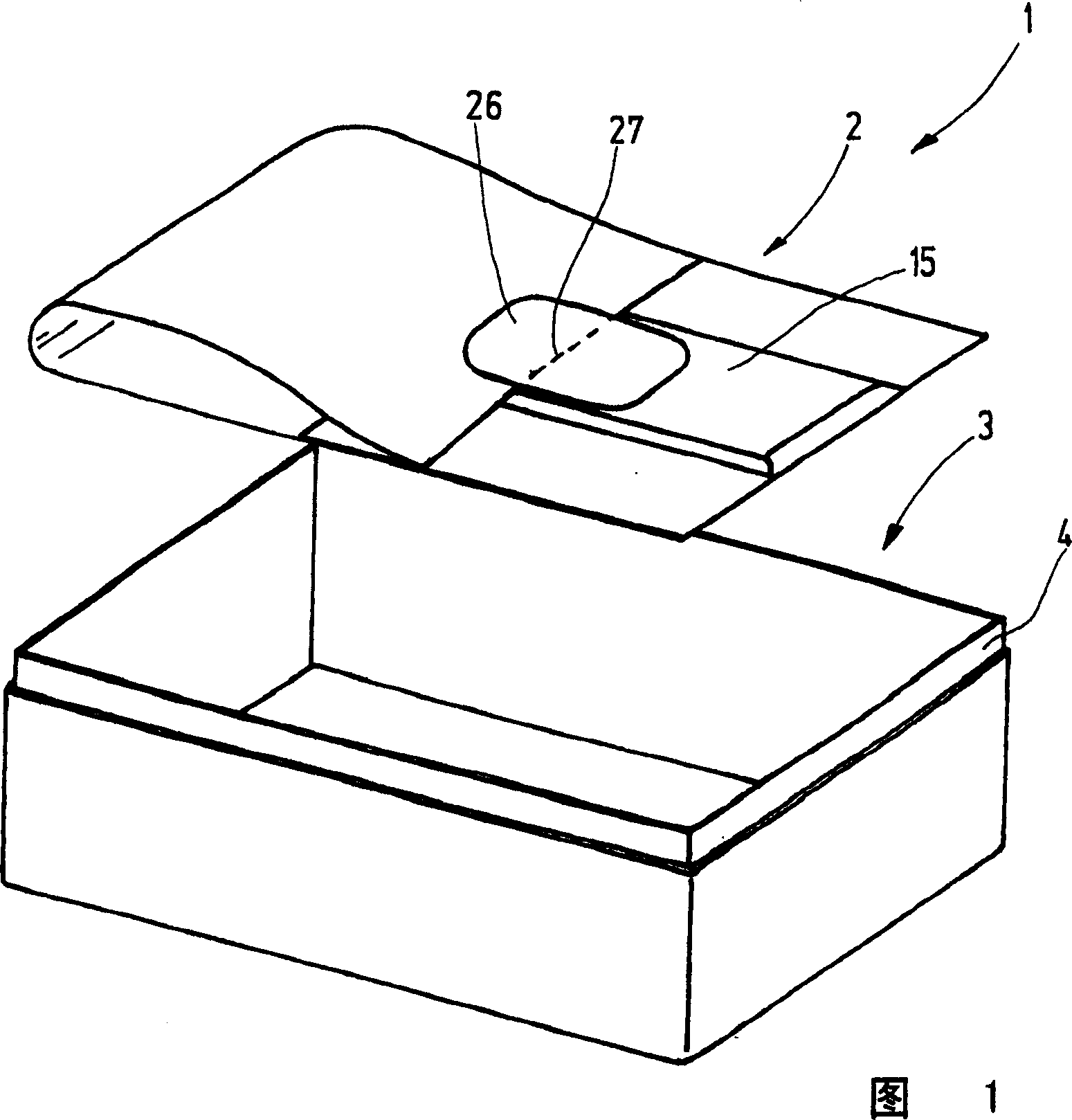 Needle package and needle pouch, as well as packaging method