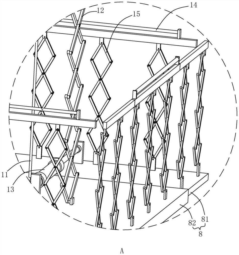 A scaffold with a safety protection mechanism and its construction method