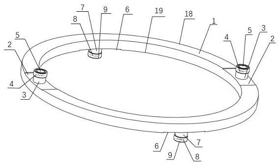 Vortex compression device with antifriction buffer cross-shaped slip ring