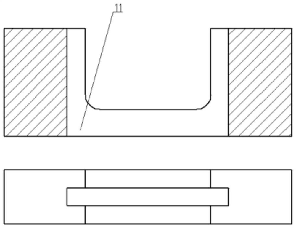 A preparation device and method for a large-scale heat-fit structure for carbon fiber filaments