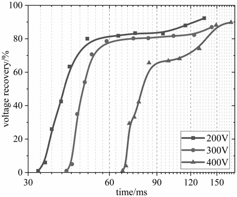 Experimental device for testing insulation recovery characteristic of gas switch