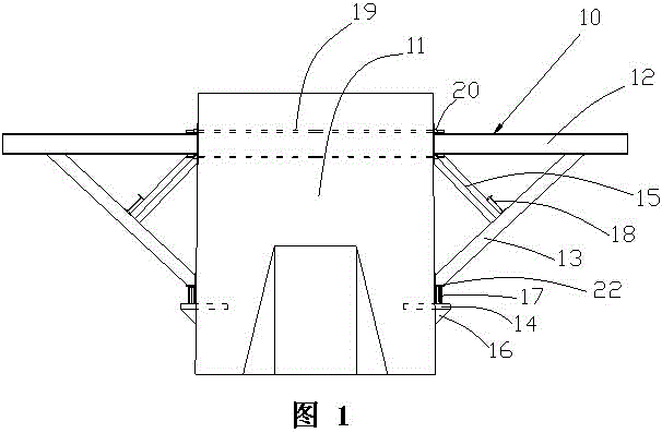 A Supporting Triangular Bracket for No. 0 Block of Cantilevered Bridge