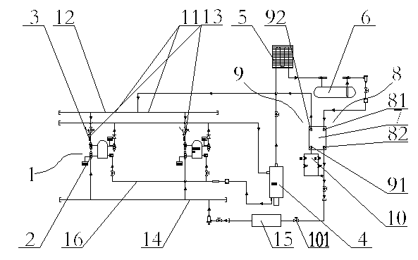 Parallel compression refrigeration system