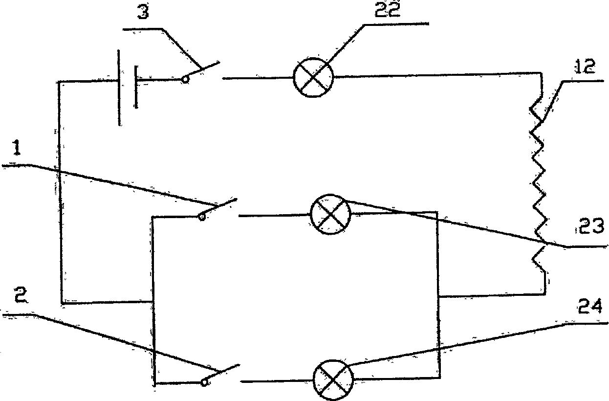 Triple safe electric heater