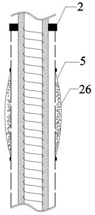 Full-anchor grouting anchor rod and anchoring method thereof