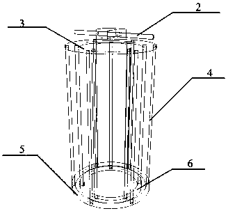 Ampullaria gigas egg laying trapping and egg mass cleaning device and application thereof