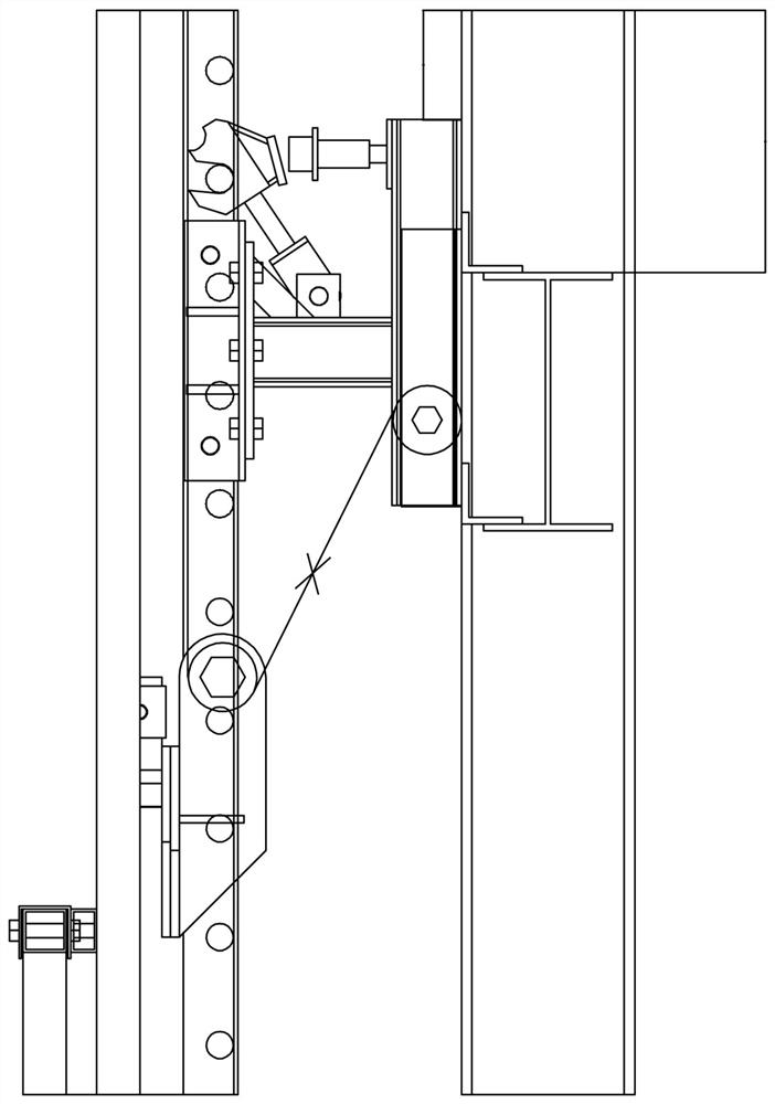 Electromagnetic attachment type lifting platform anti-falling device