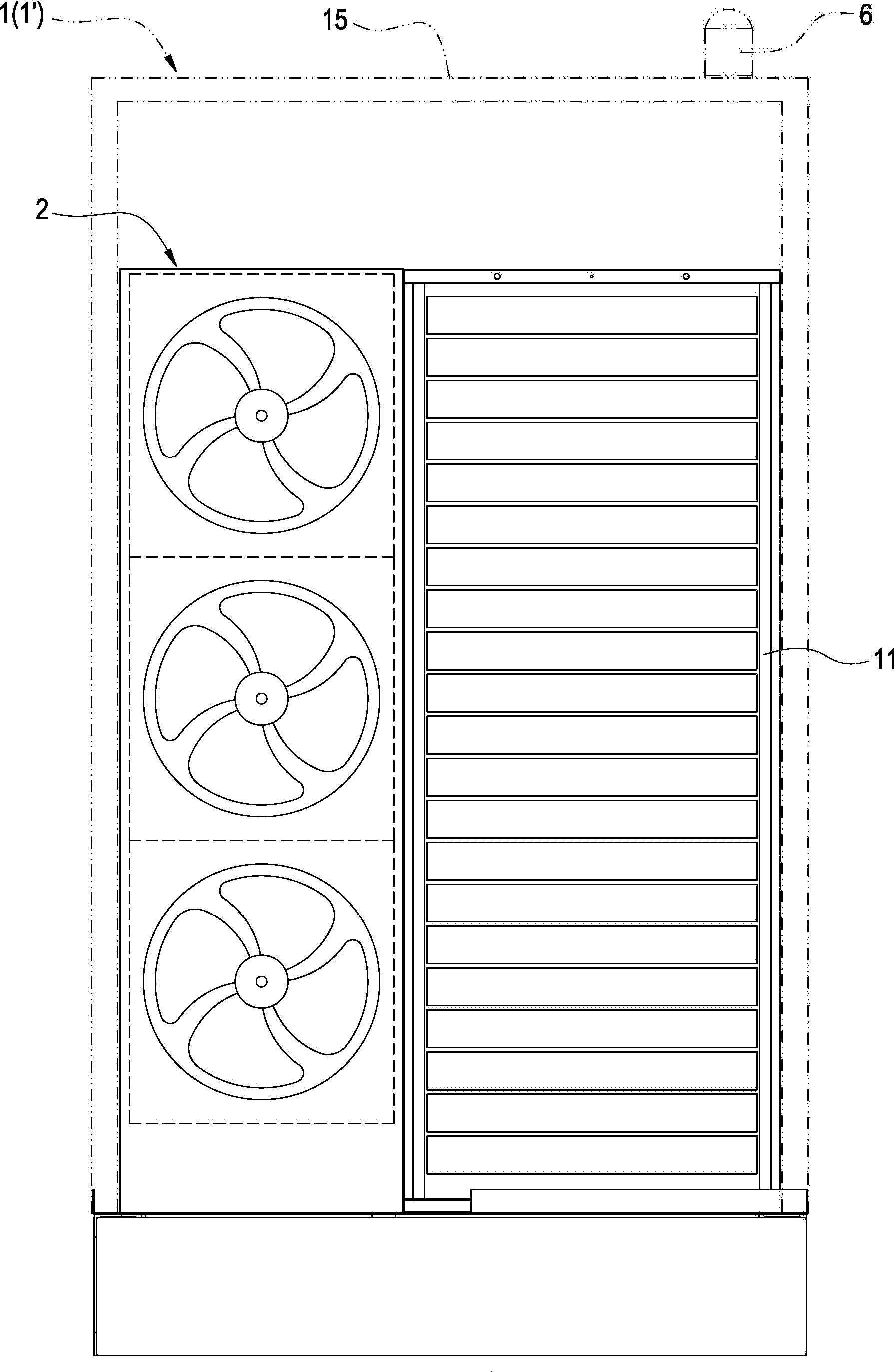 Equipment cabinet system and exhaust equipment thereof