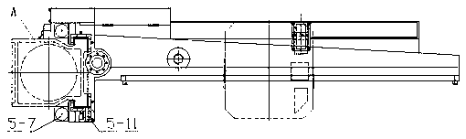 Rocker arm and clamping mechanism of digital display type radial drilling machine