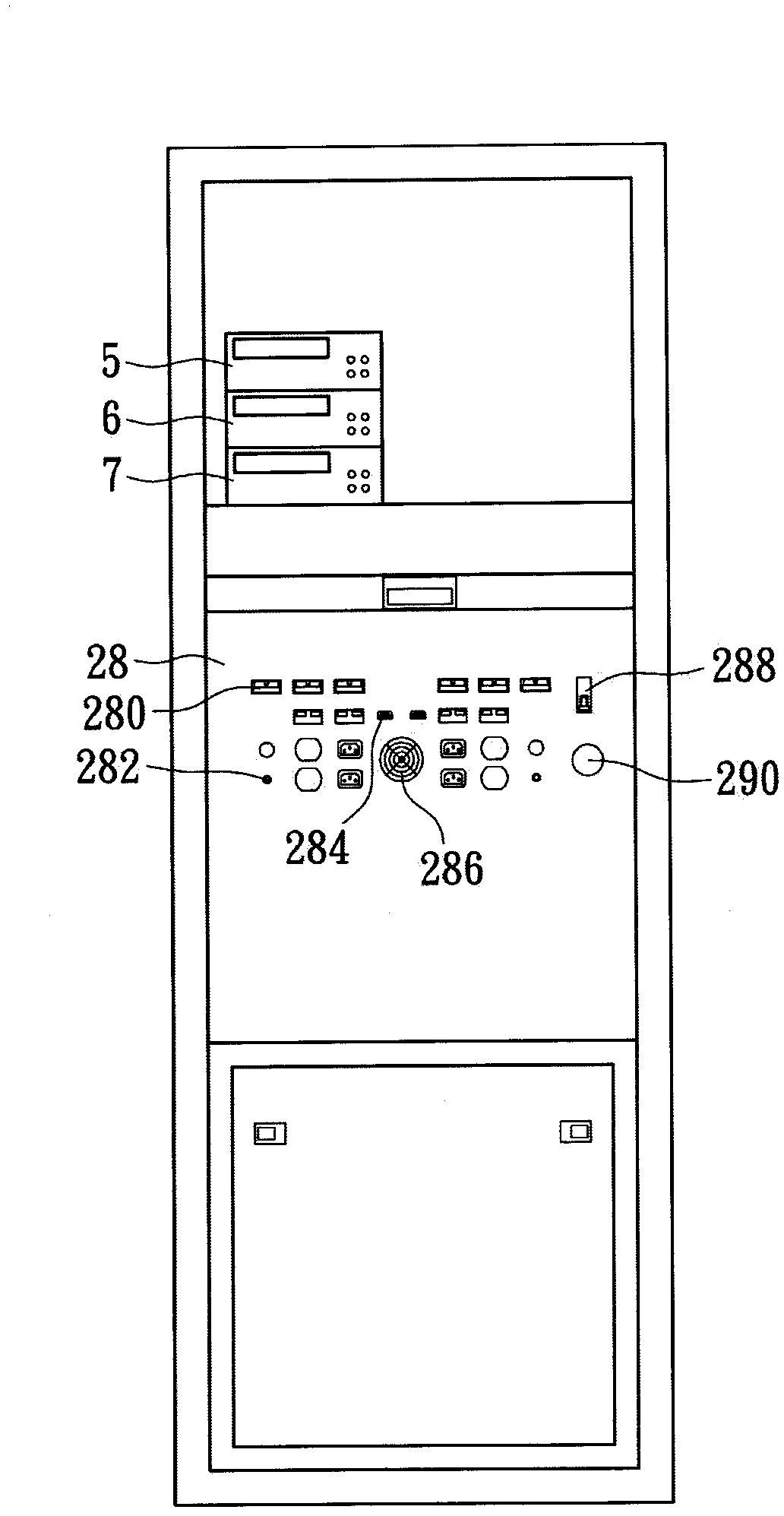 Testing system of uninterruptible power supply and testing method thereof