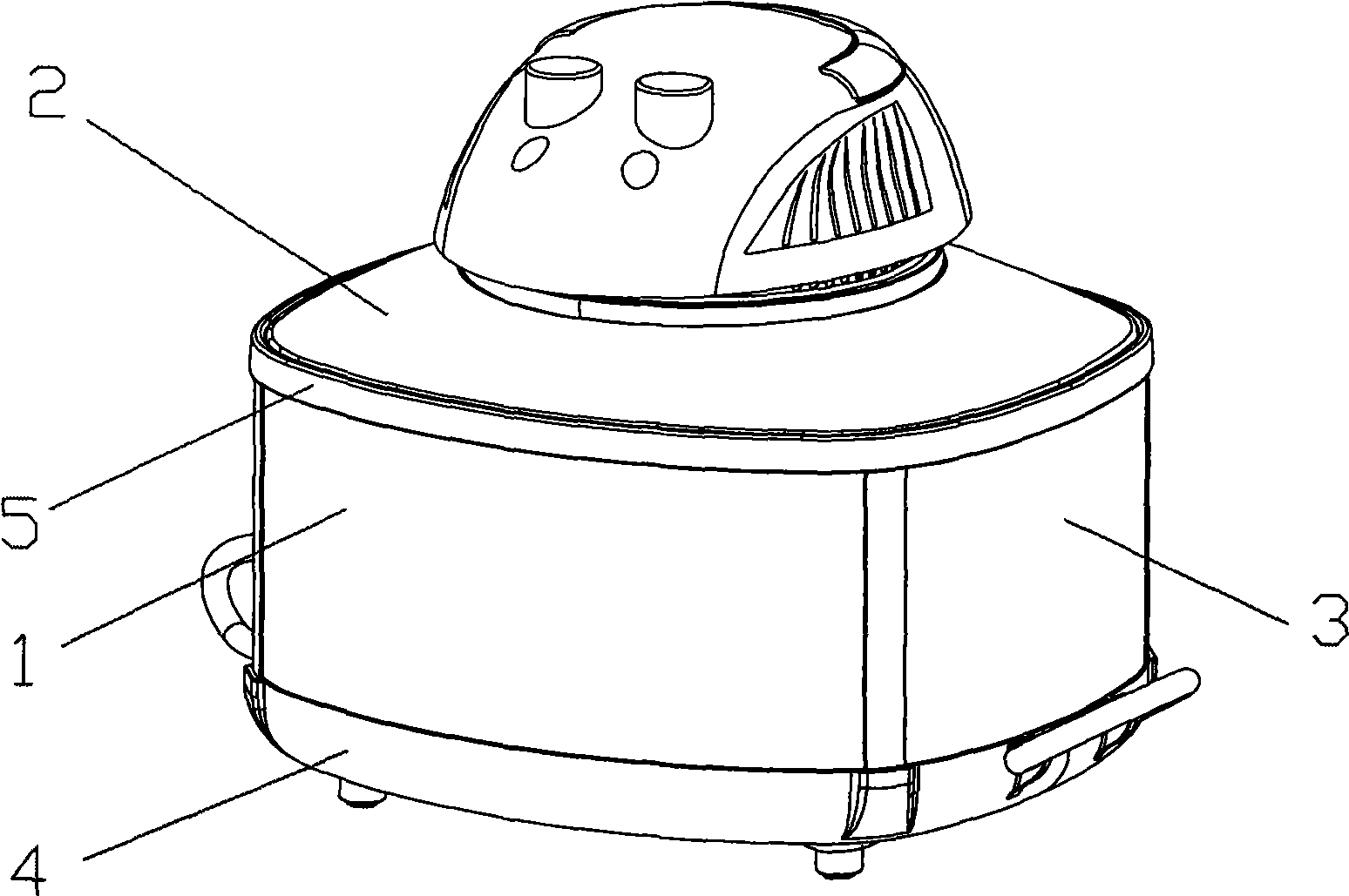 Light-wave cooker