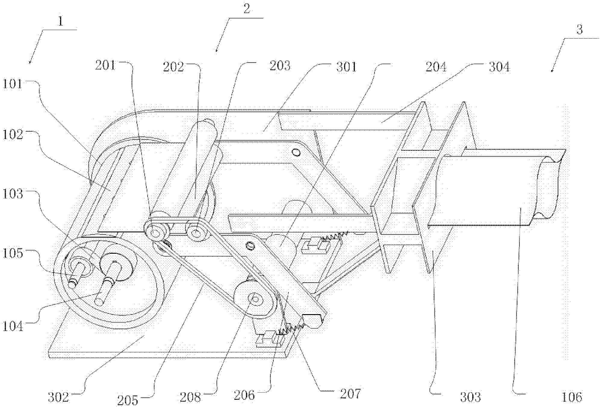 Telescopic space boom mechanism for supporting detection load