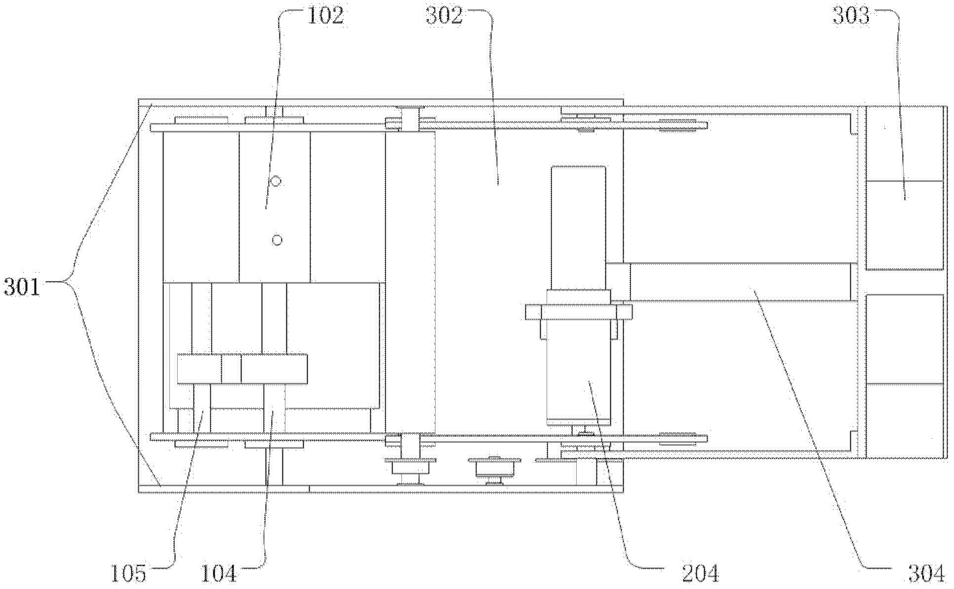 Telescopic space boom mechanism for supporting detection load