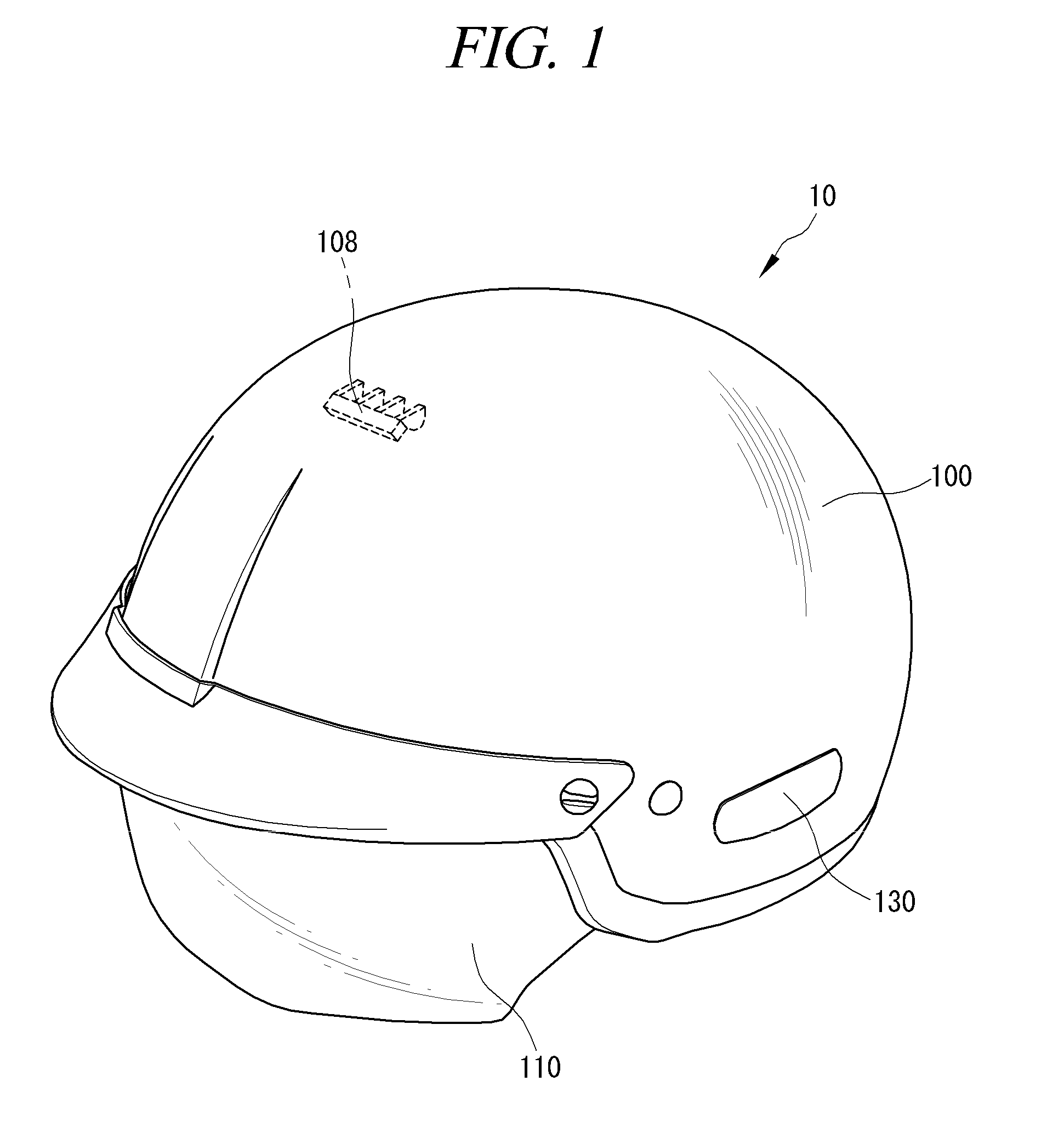 Helmet having rotatable shield
