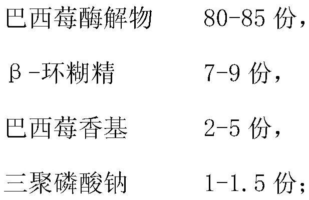 A kind of heat-resistant acai essence and preparation method thereof