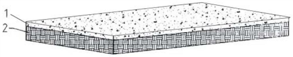 Stealth material compatible with laser and radar and preparation method thereof