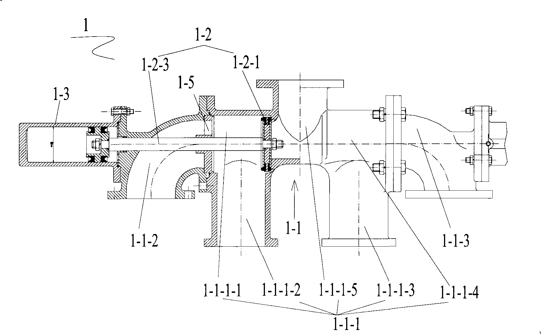 Two-position five-way changing-over valve and sprinkling control system using same