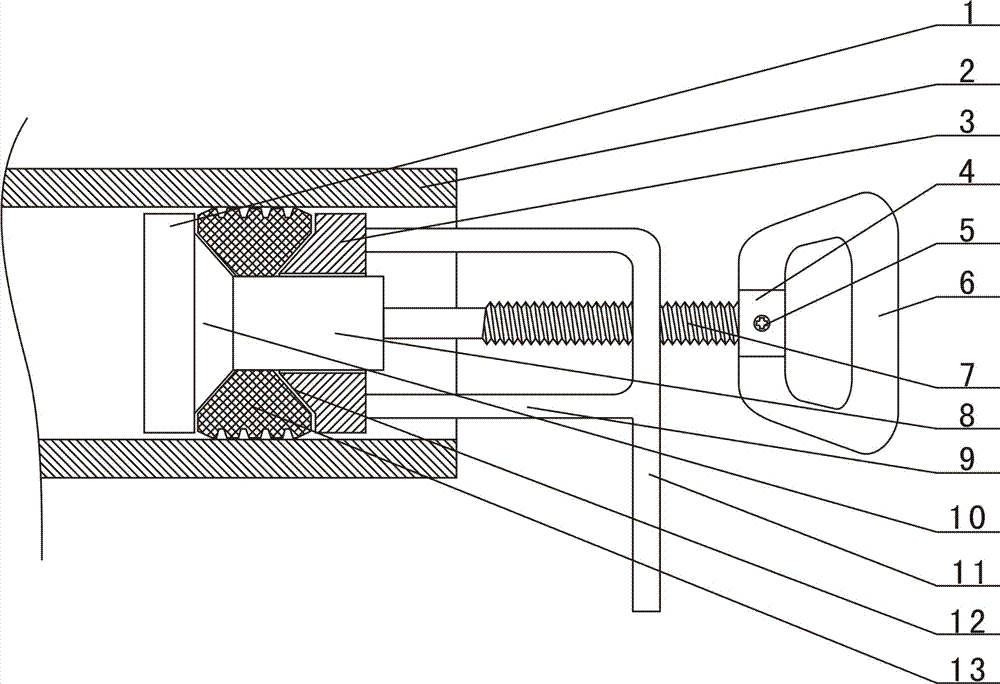 A soft sealing device for the end of a pipeline