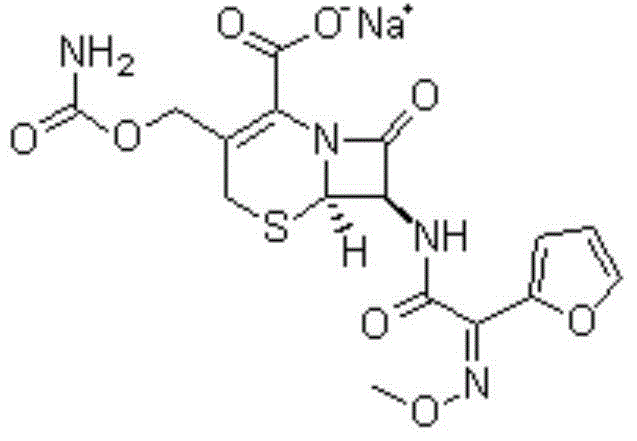 Novel cefuroxime sodium compound