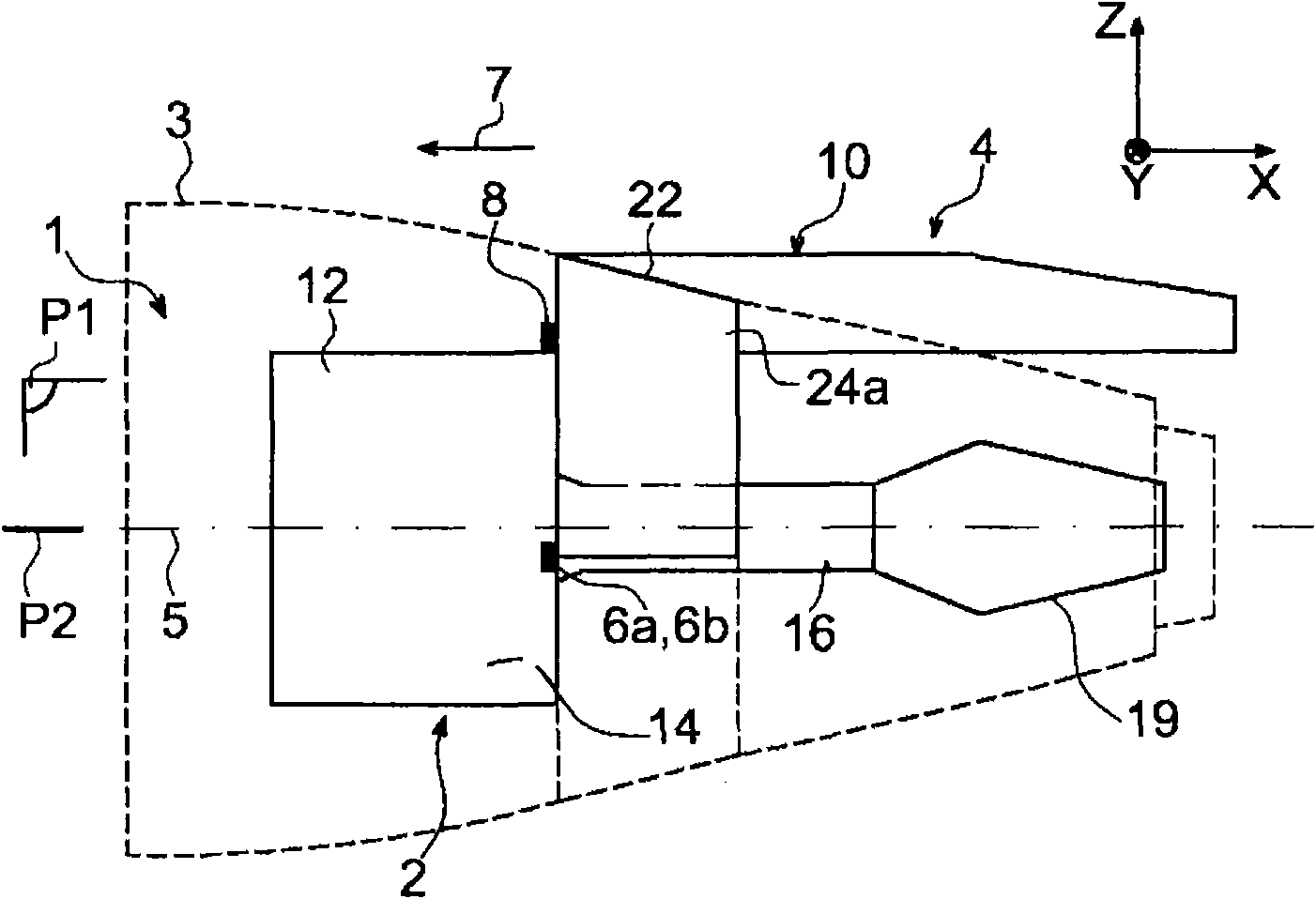 Aircraft engine assembly comprising an annular load-transfer structure surrounding the central casing of a turbojet engine