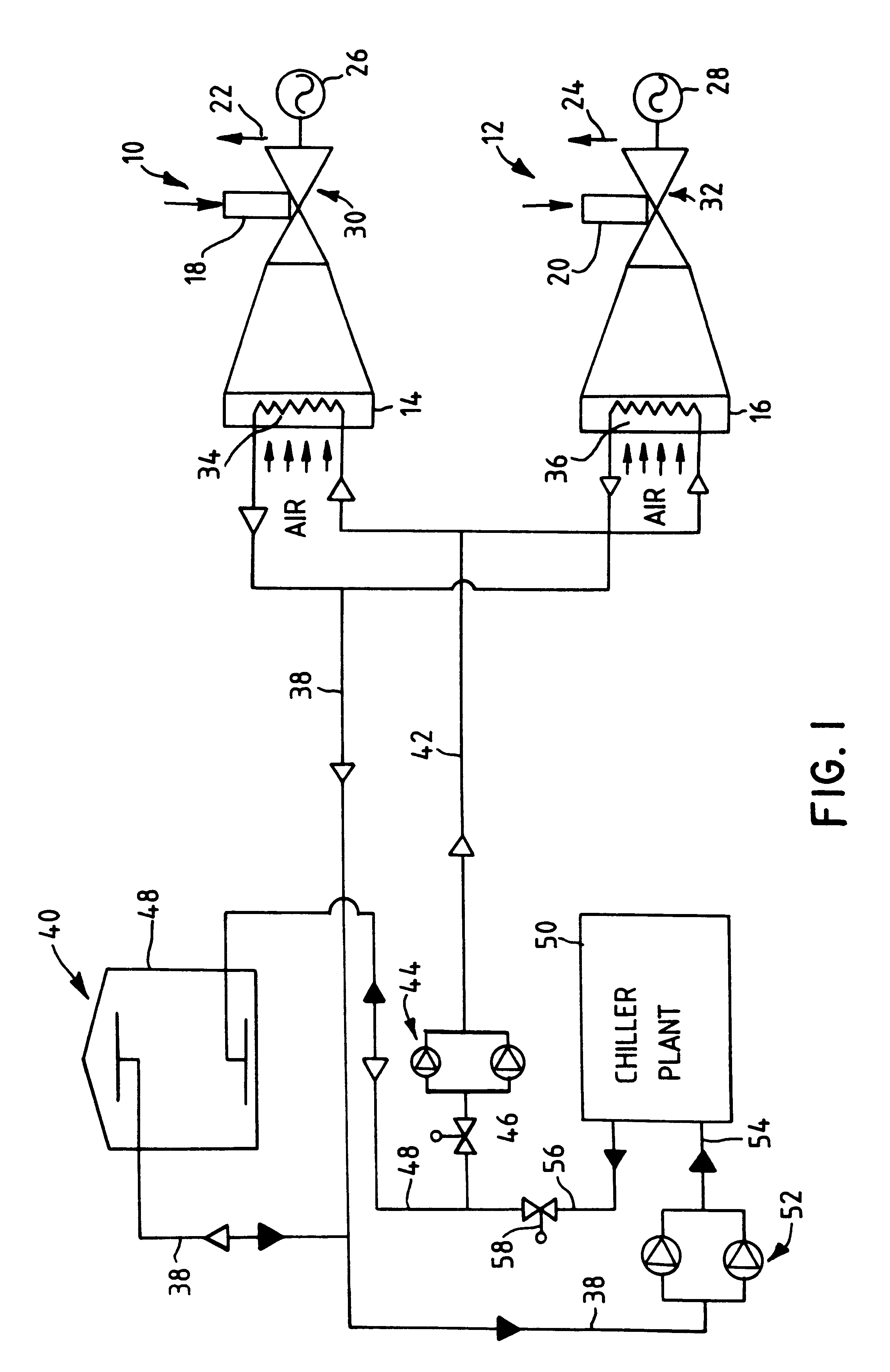 Method and apparatus for enhancing power output and efficiency of combustion turbines