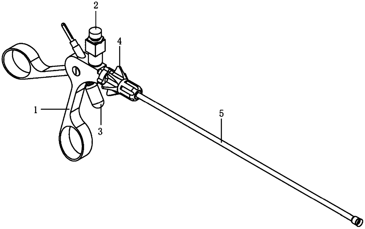 Renal cystic space-occupying cystic fluid collecting system