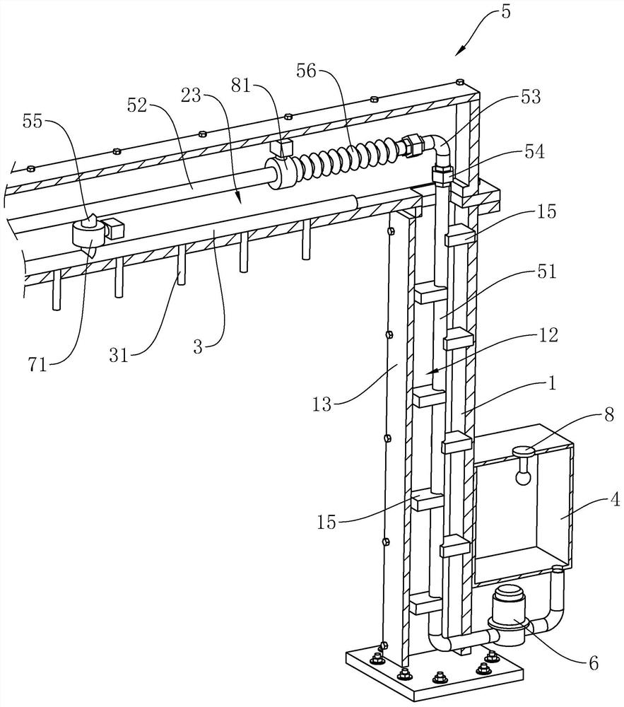 Locomotive anti-freezing solution spraying device and spraying system thereof