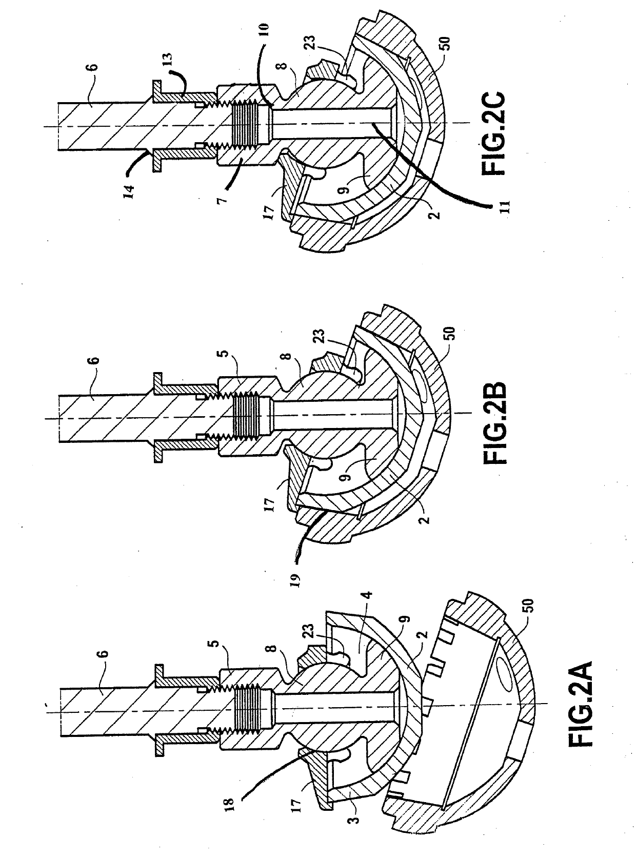 Device for gripping and inserting an insert element