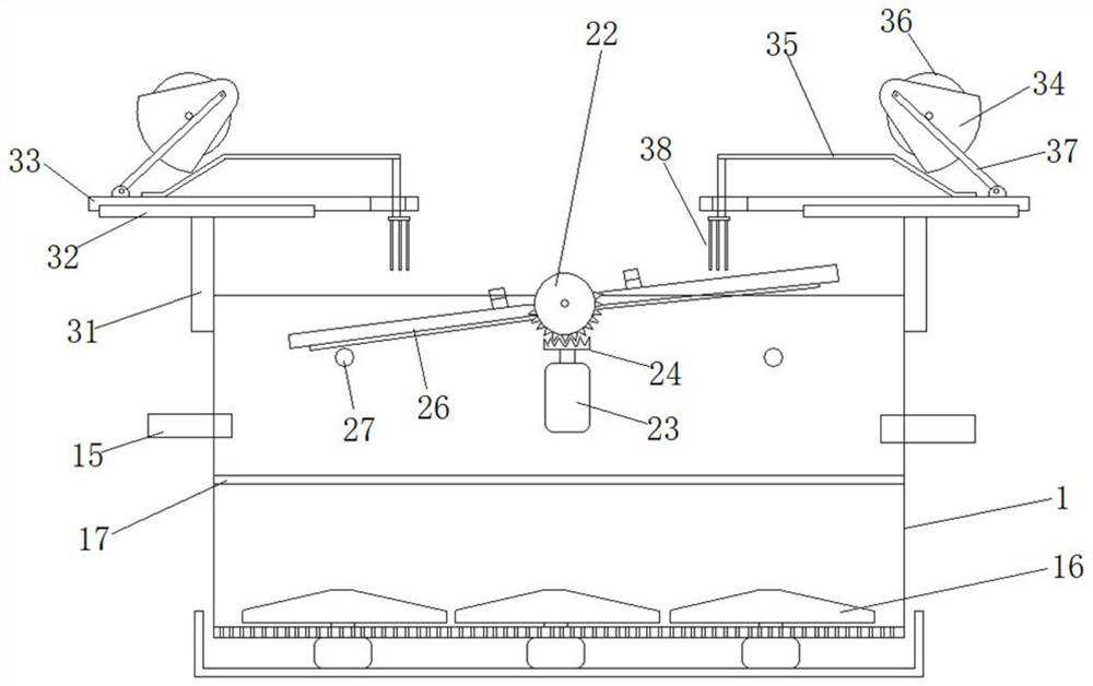 Peanut fruit and root hair separation device and working method thereof