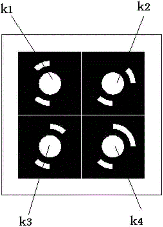 Three-dimensional target for binocular or multi-view vision dimension measuring